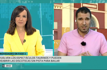 Sergio Blasco informa desde la plaza de toros de Mérida.