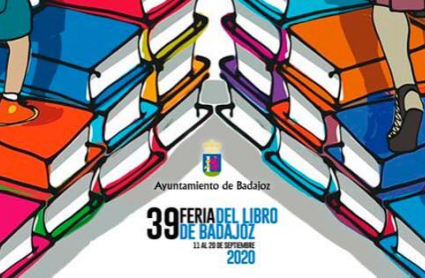 Cartel de la Feria del Libro de Badajoz 2020