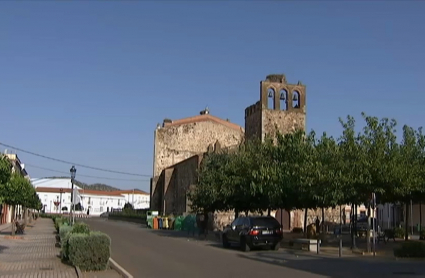 calle de la localidad pacense de La Morera