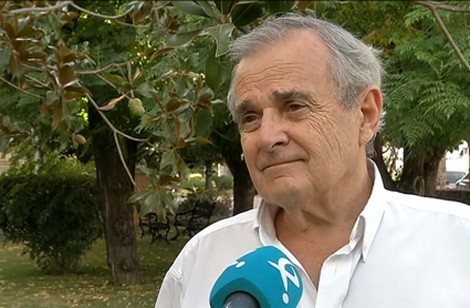 Imagen de Andres Bas, presidente de la AECC en Badajoz