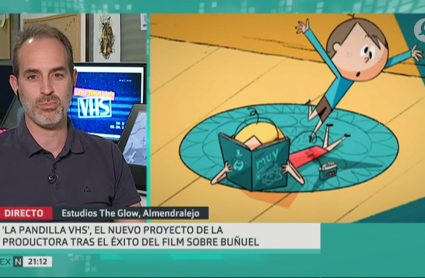El director José Fernández de Vega en un momento de la entrevista