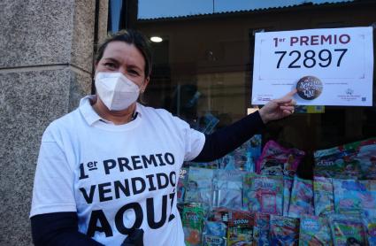 Lotera que ha repartido el Gordo en Cáceres