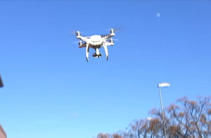 Dron de la policía local de Plasencia