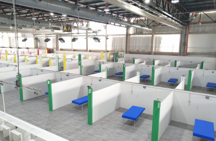 Finalizan las obras del hospital provisional de IFEBA