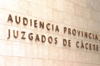 Fachada de la Audiencia Provincial de Cáceres