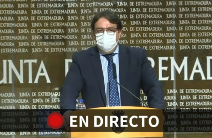Rueda de prensa de José María Vergeles