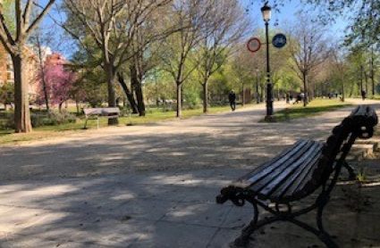 Parque de La Isla en Plasencia.