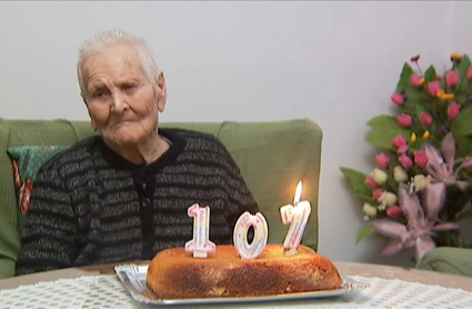 abuela que ha cumplido 107 años