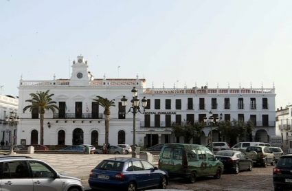 Plaza de Llerena, en la provincia de Badajoz