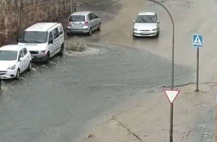 Balsa de agua en Plasencia