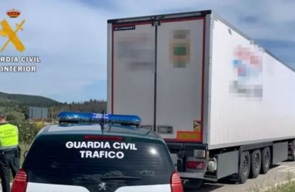 Momento de la detención del vehículo