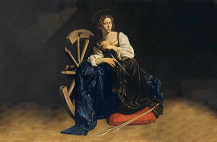 Ilustración de Santa Catalina de Alejandría