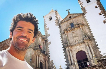 Imagen que el actor ha publicado en redes sociales para despedirse de la ciudad