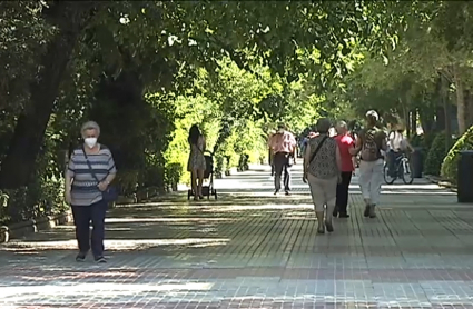Paseo de Cánovas, Cáceres.