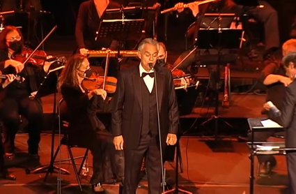 Andrea Bocelli en el Stone and Music, en Mérida