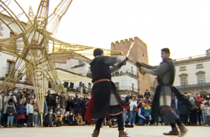 Exhibición de lucha de la Asociación 'Fratres de Cáceres'