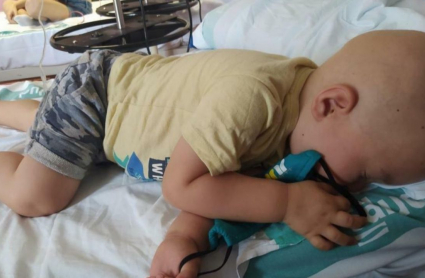 El pequeño Marco, de 3 años, está a la espera de encontrar un donante compatible
