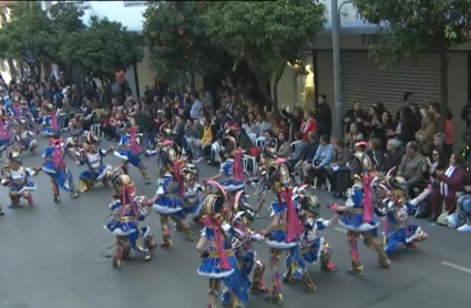 Desfile de comparsas del carnaval de Badajoz
