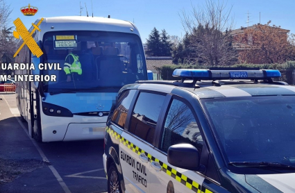 Control de seguridad vial en el autobús