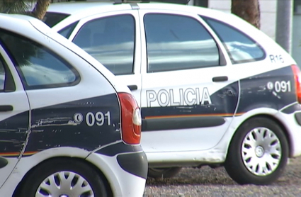 Vehículos de la Policía Nacional en Plasencia
