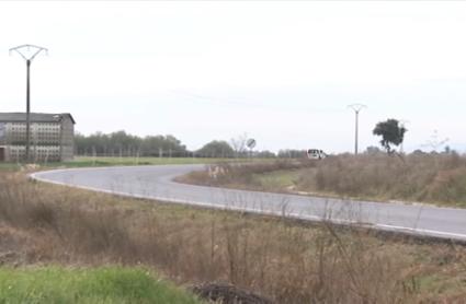Carretera cerca de Rosalejo