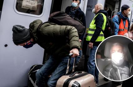 Refugiados ucranianos en Berlín / Taxista extremeño