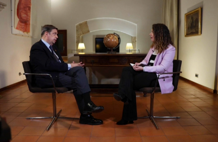El ministro de Agricultura, Pesca y Alimentación en un momento de la entrevista al programa 'La Besana'.