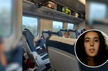 Tren averiado y pasajera denunciado la situación vivida
