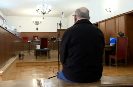 El acusado, durante su declaración ante el juzgado
