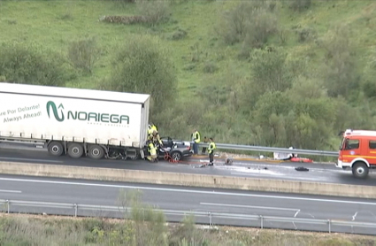Accidente en A-5 en Romangordo