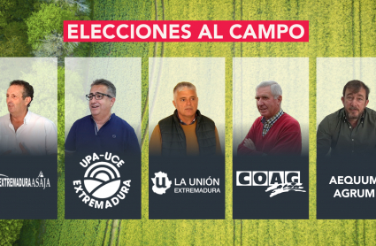 Líderes de las cinco organizaciones agrarias