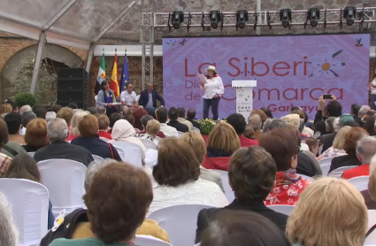 Acto institucional fiesta de La Siberia de la Jara en flor
