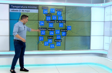 Temperaturas mínimas en mayo