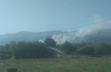 Incendio en Madrigal de la Vera