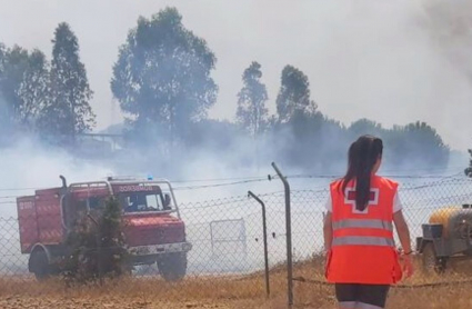 Incendio en Badajoz