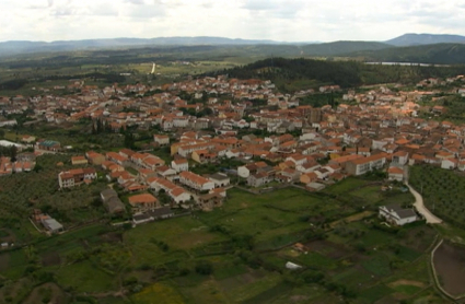 Vista aérea de Valverde del Fresno