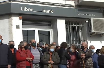Protesta exclusión financiera