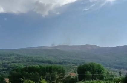 Incendio entre el Jerte y La Vera