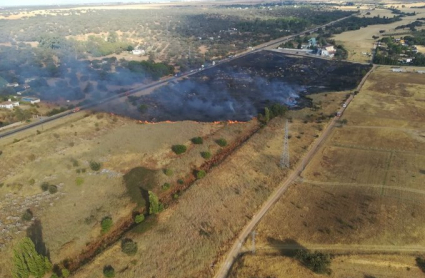 Incendio en Badajoz