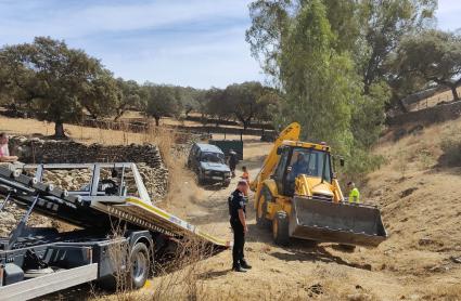 Accidente en Zahínos