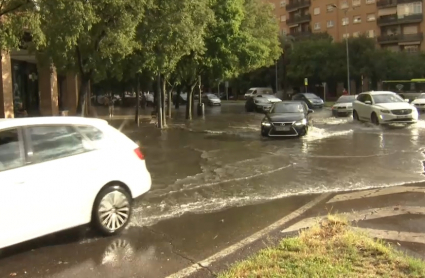 Lluvia en Badajoz