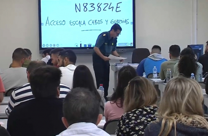 Oposiciones a la Guardia Civil en la escuela de tráfico de Mérida