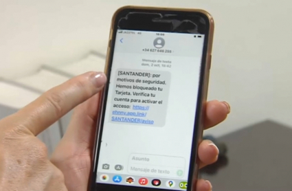 Estafa con móviles