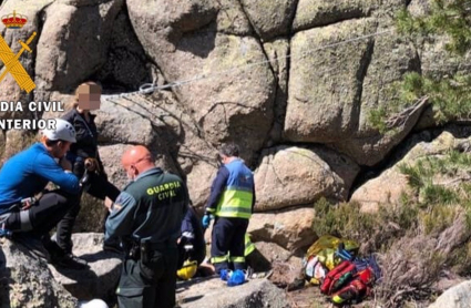 Rescate Guardia Civil en la Garganta de los Infiernos