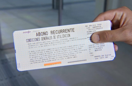 Abono gratuito de Renfe