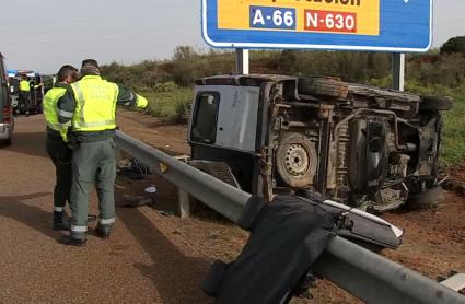 Accidente en la A-66