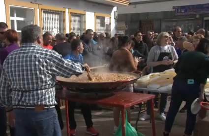Arroz solidario en Los Santos de Maimona