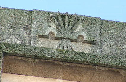 Símbolo franquista en Cáceres