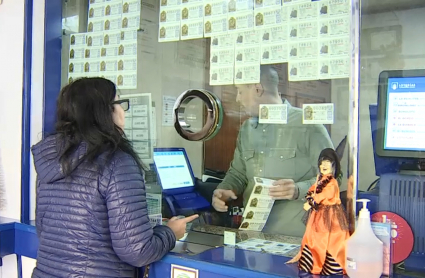 Venta de lotería del niño