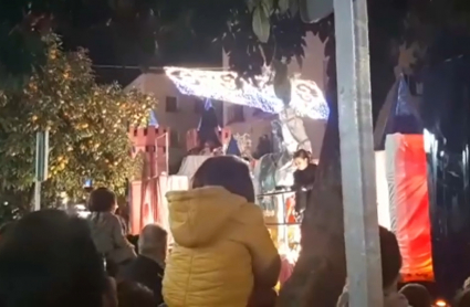 Cabalgata de Reyes Magos en Badajoz.